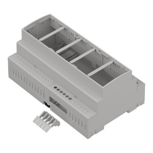 ZD1008: Krabičky modulární na din lištu